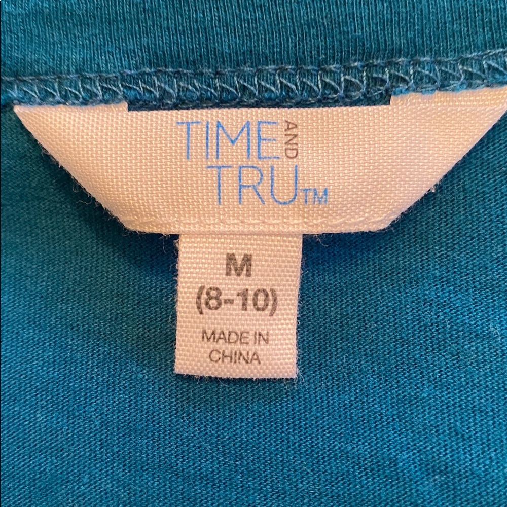 Teal Short Sleeve Dress - Picture 2 of 2
